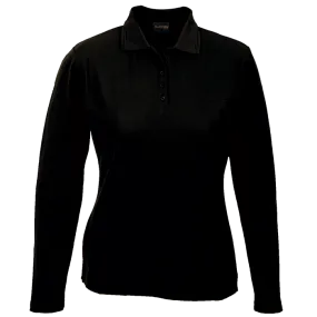 175g Pique Knit Long Sleeve Golfer Ladies