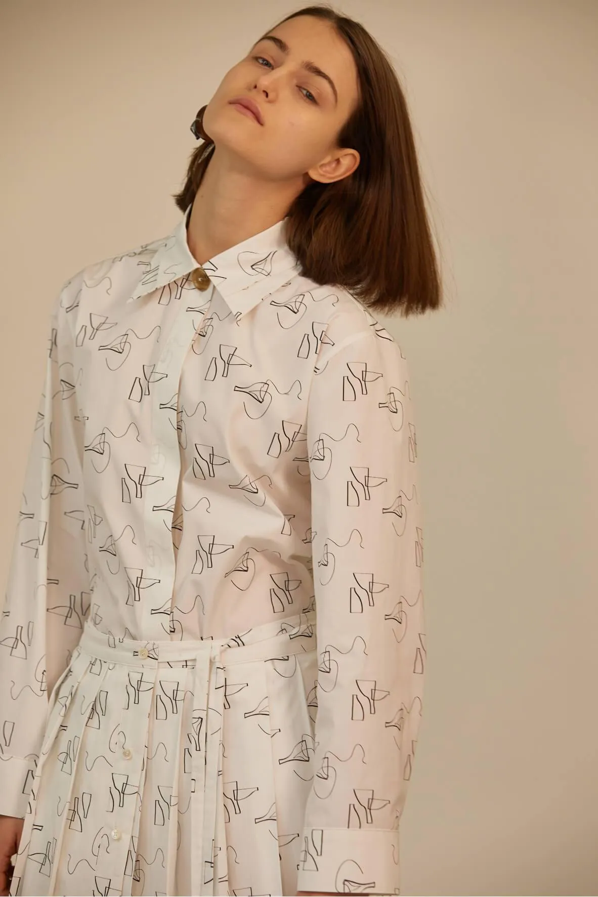 Abstract Printed Shirt