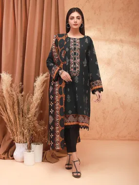 ACE Galleria Digital Embroidered Unstitched 2pc Khaddar Suit ACE 12167