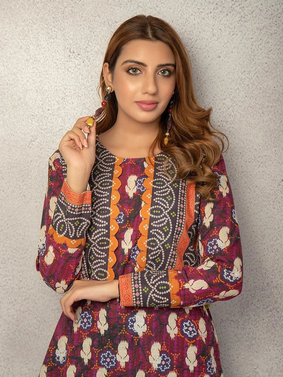 ACE Galleria Digital Printed Unstitched 1 Piece Khaddar Shirt ACE 12178