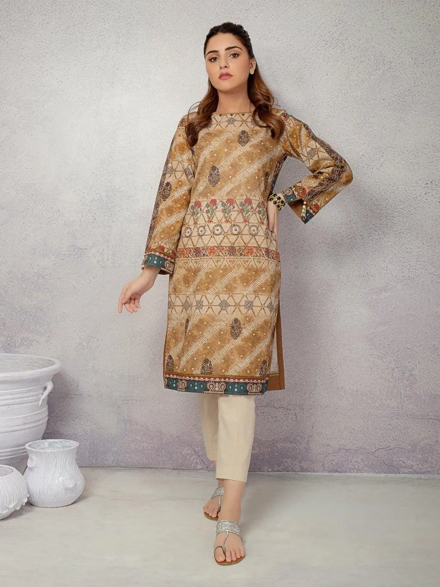 ACE Galleria Digital Printed Unstitched 1 Piece Khaddar Shirt ACE 12180