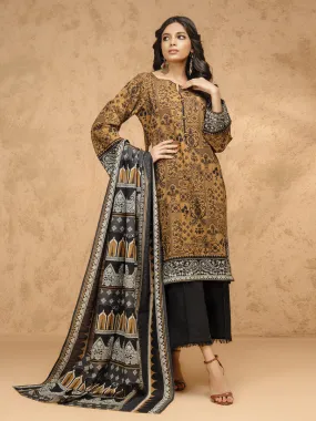 ACE Galleria Digital Printed Unstitched 3 Piece Khaddar Suit ACE 12148