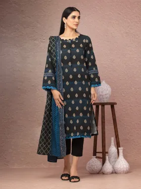 ACE Galleria Merak Khaddar Unstitched Printed 3Pc Suit A-WU3PWK22-415