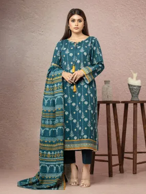 ACE Galleria Merak Khaddar Unstitched Printed 3Pc Suit A-WU3PWK22-426