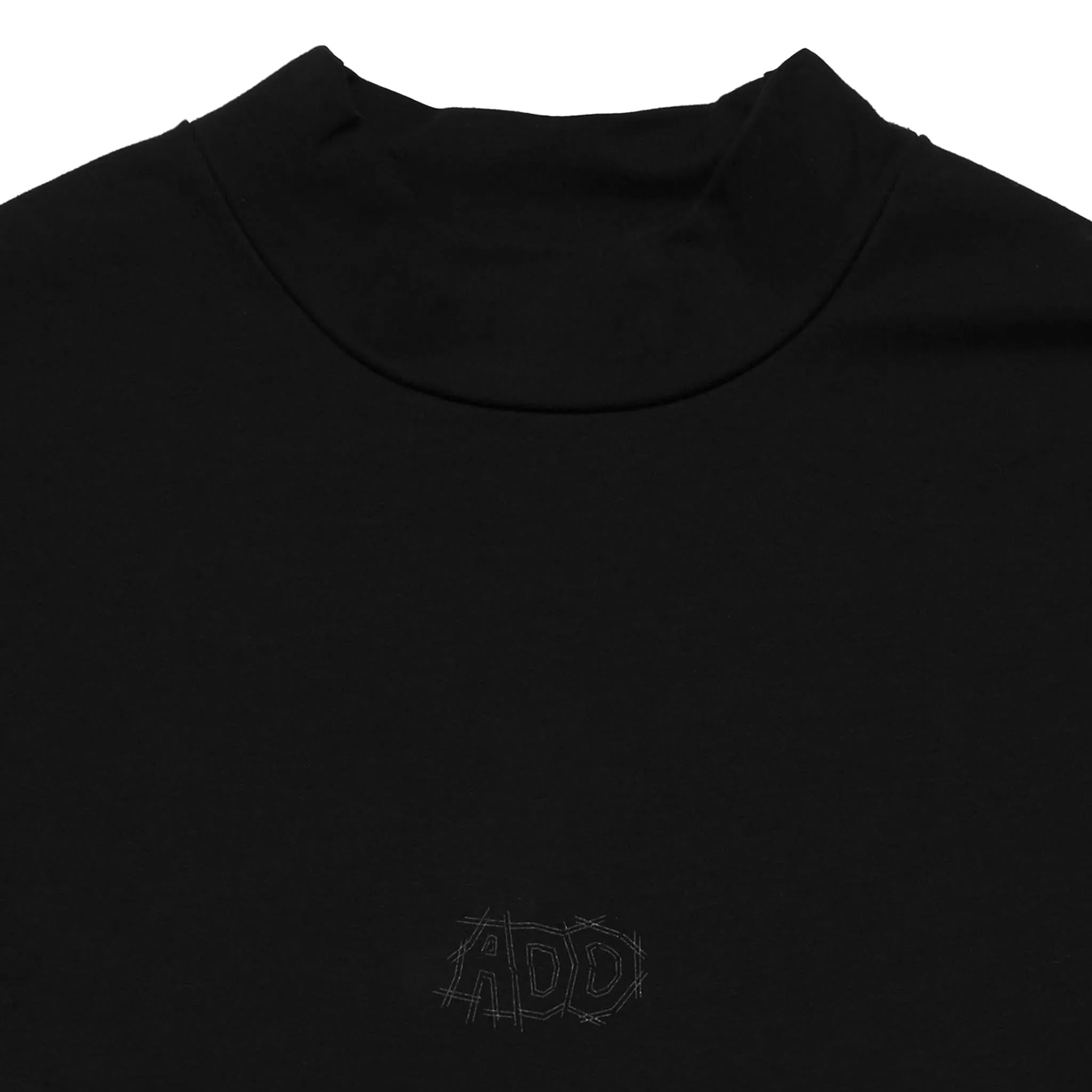 ADD Avantgarde Logo Mockneck Tee Black