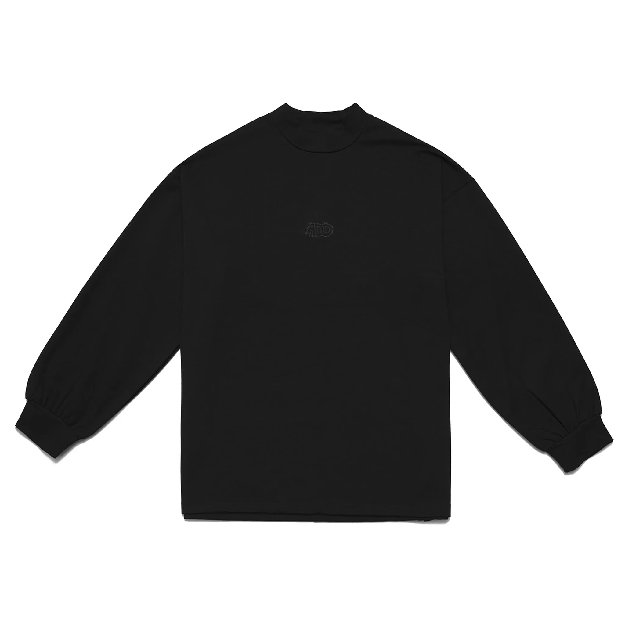 ADD Avantgarde Logo Mockneck Tee Black