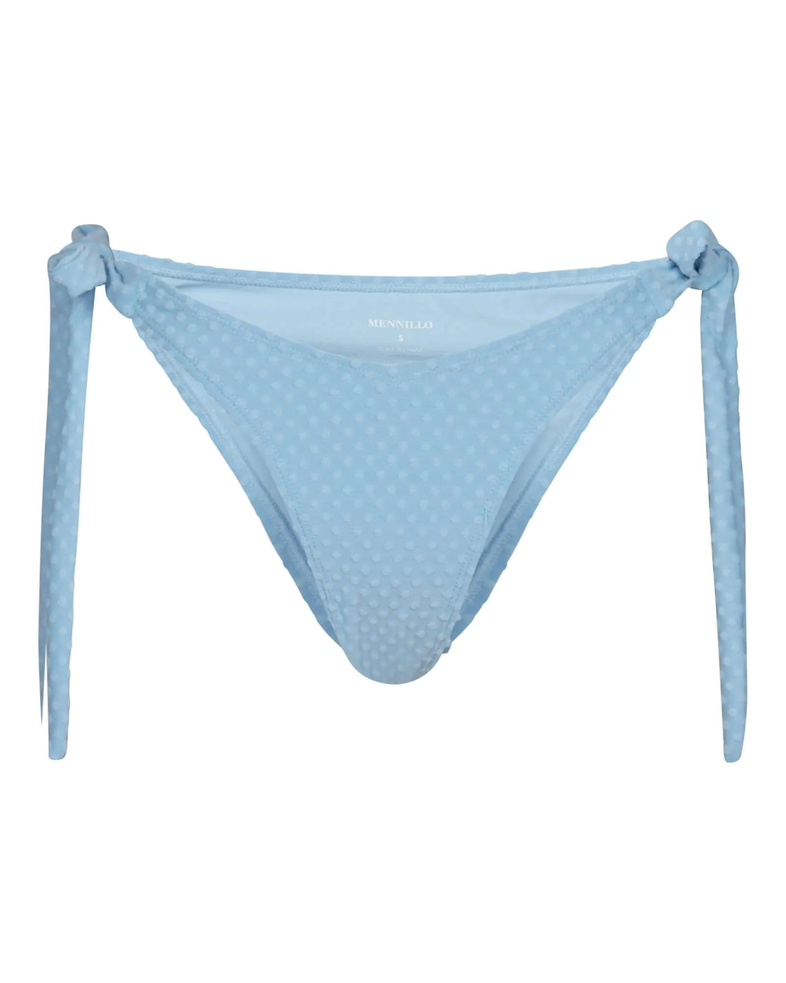 Addison bottom tanga - Blue polka dot