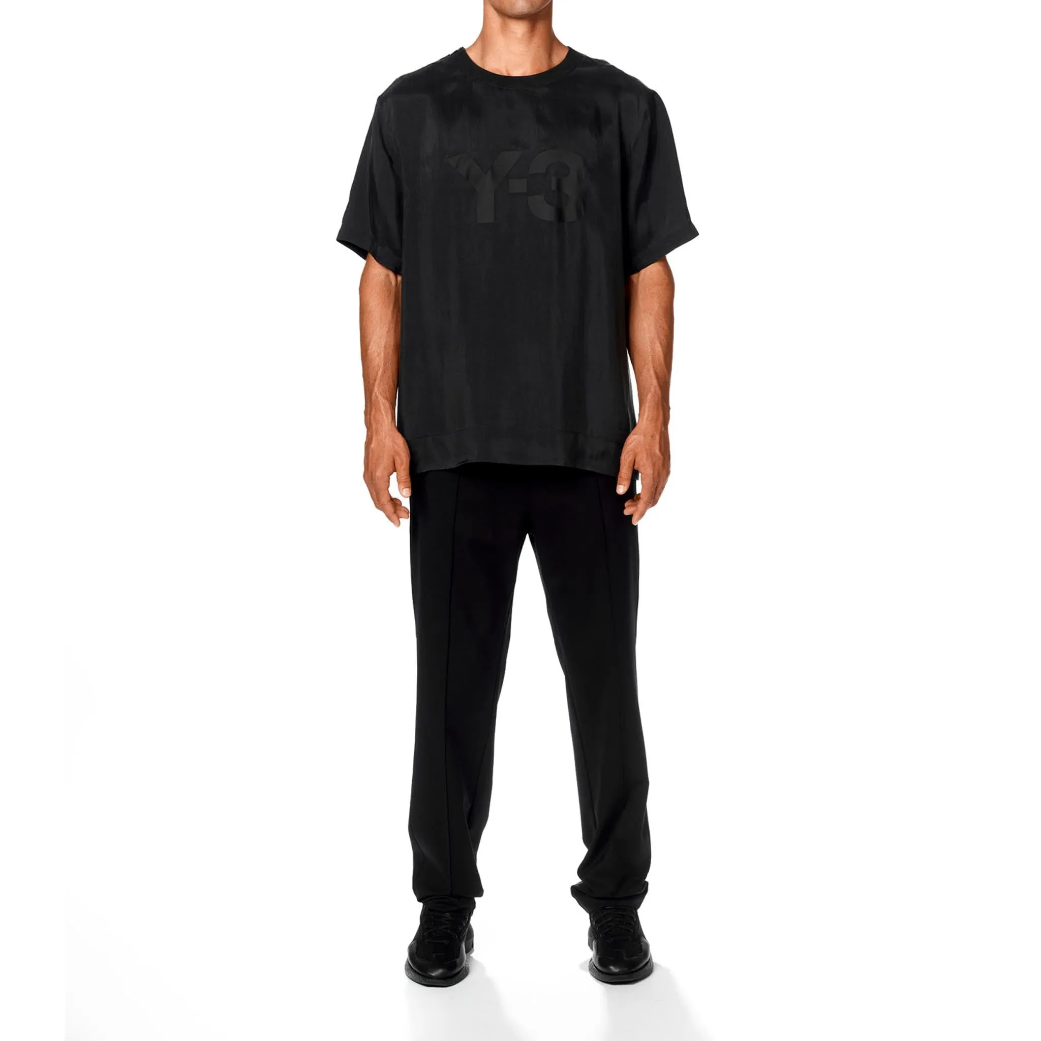 ADIDAS Y-3 CH3 Sanded Cupro Tee Black