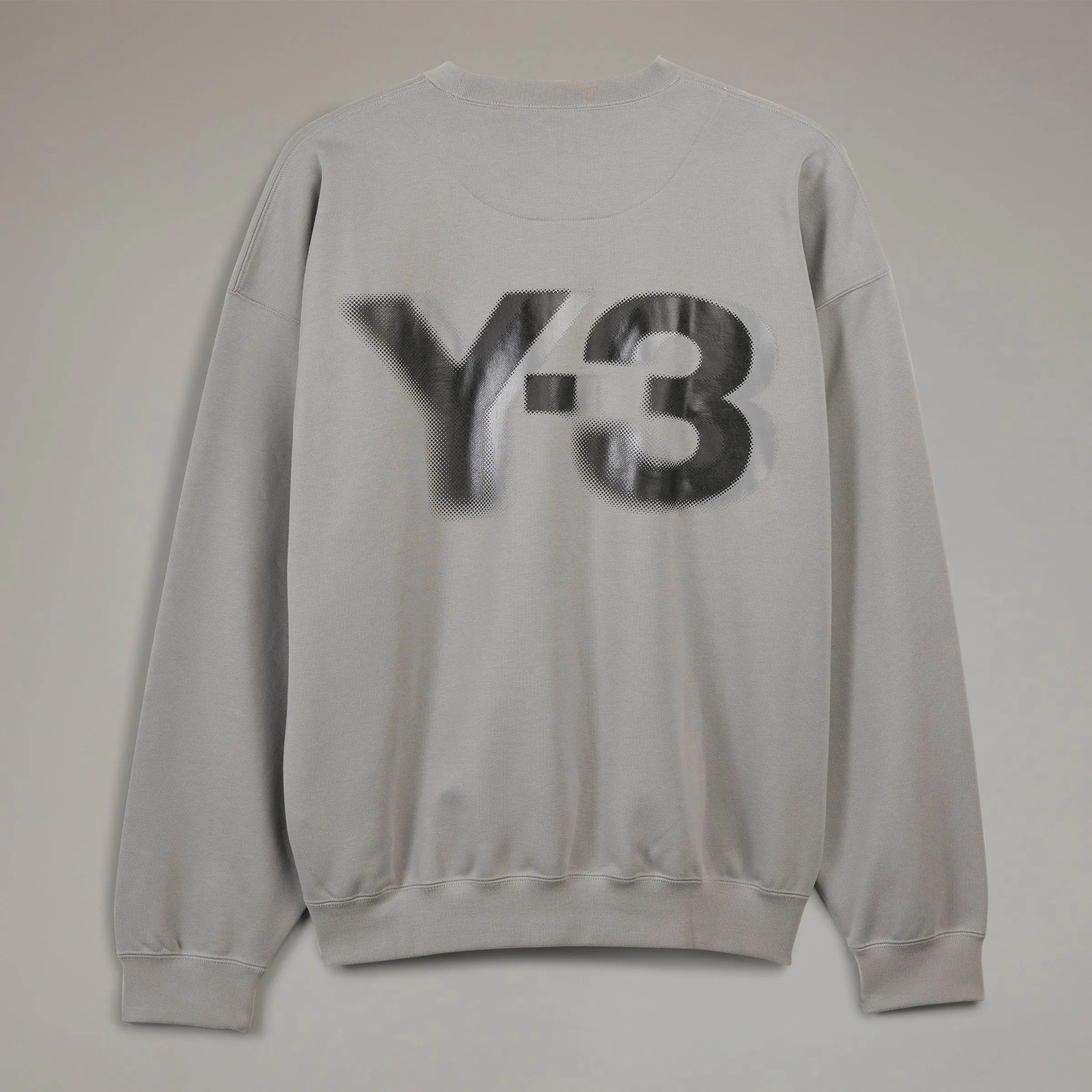 ADIDAS Y-3 Logo Crew Charcoal Solid Grey