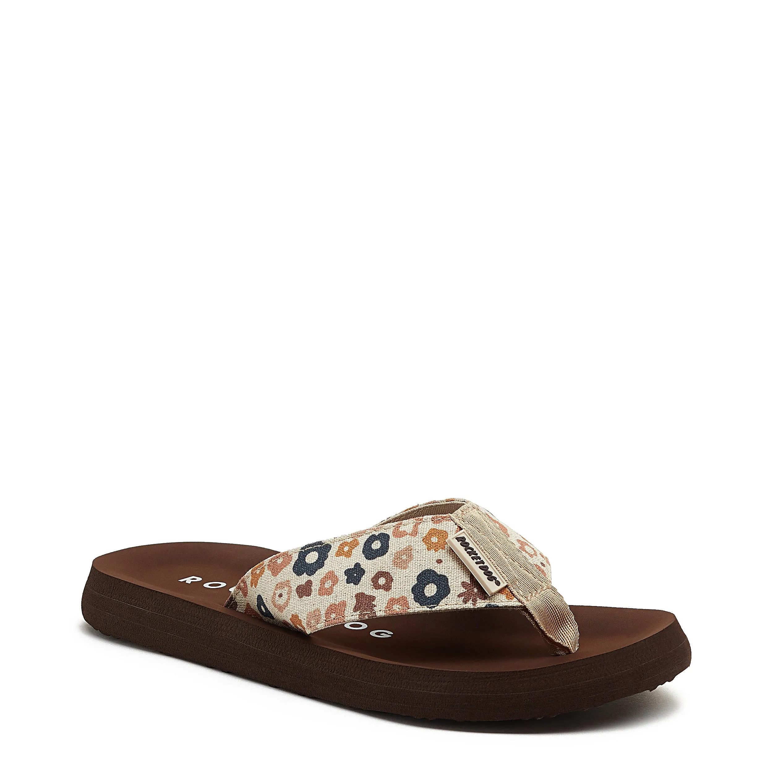 Adios Wagner Floral Print Flip-Flops