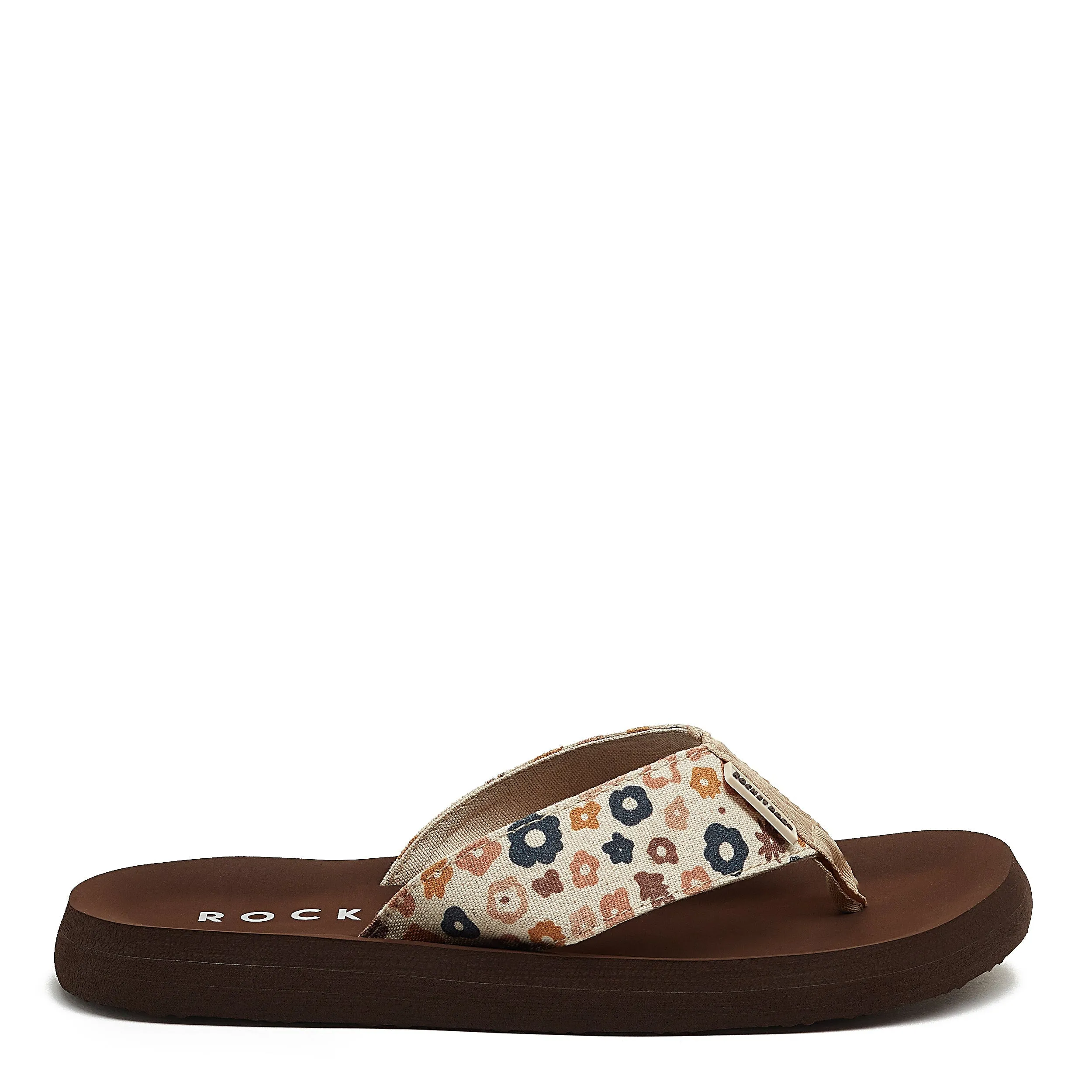 Adios Wagner Floral Print Flip-Flops