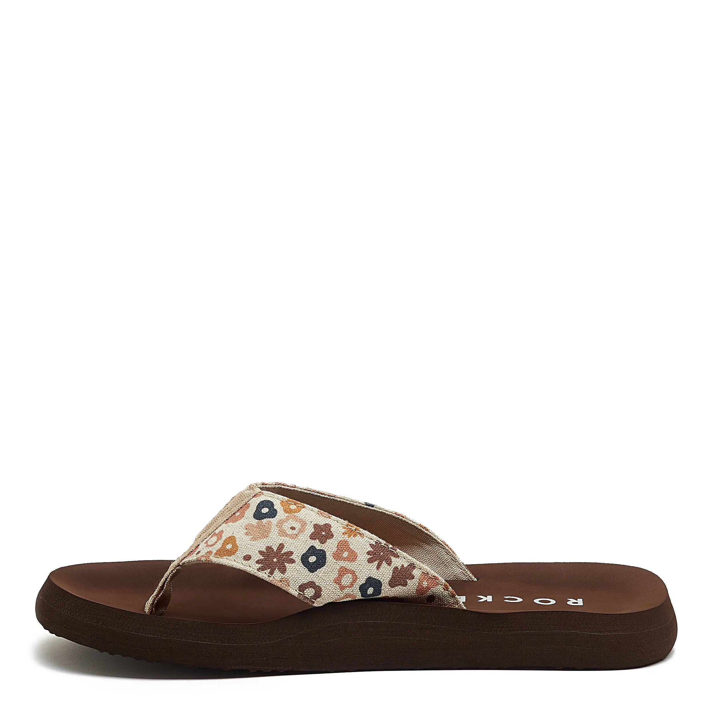 Adios Wagner Floral Print Flip-Flops