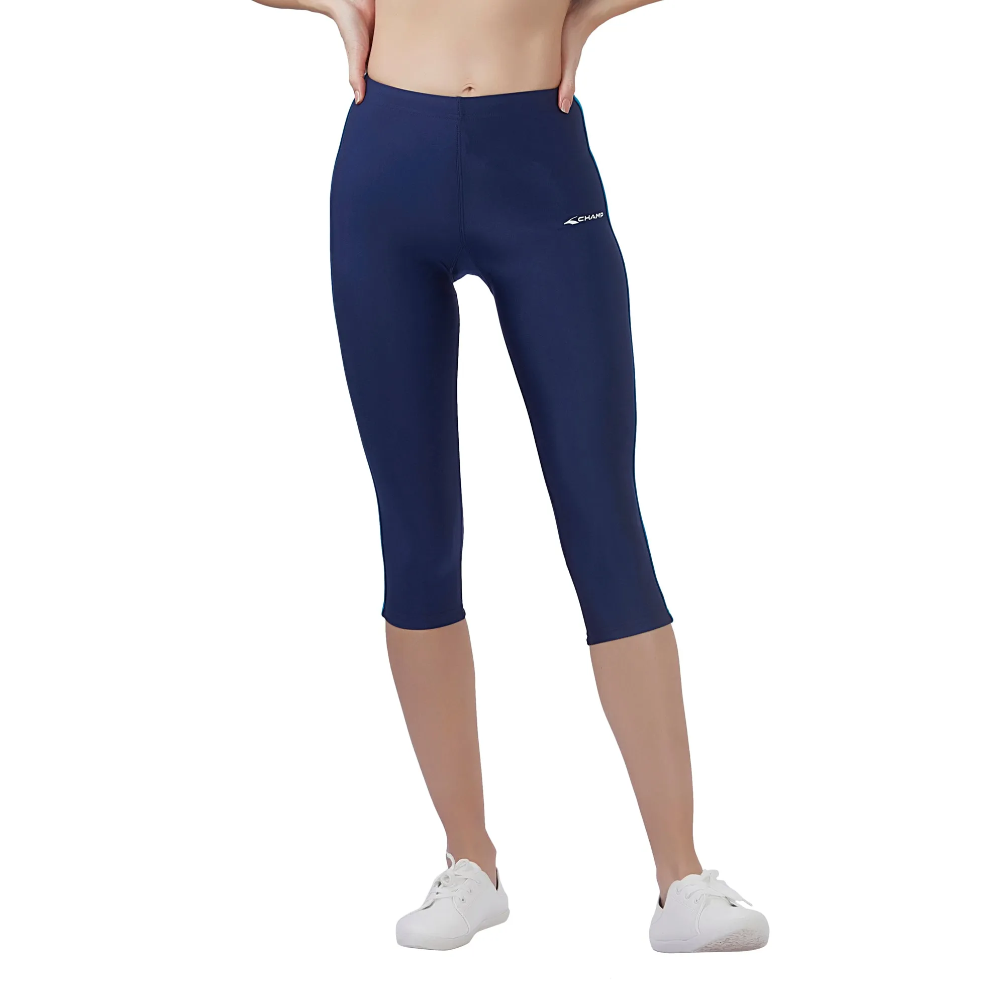 Align Women 3/4TH LEGGING (Ideal for Running, Gym and Yoga) Anti Chafing