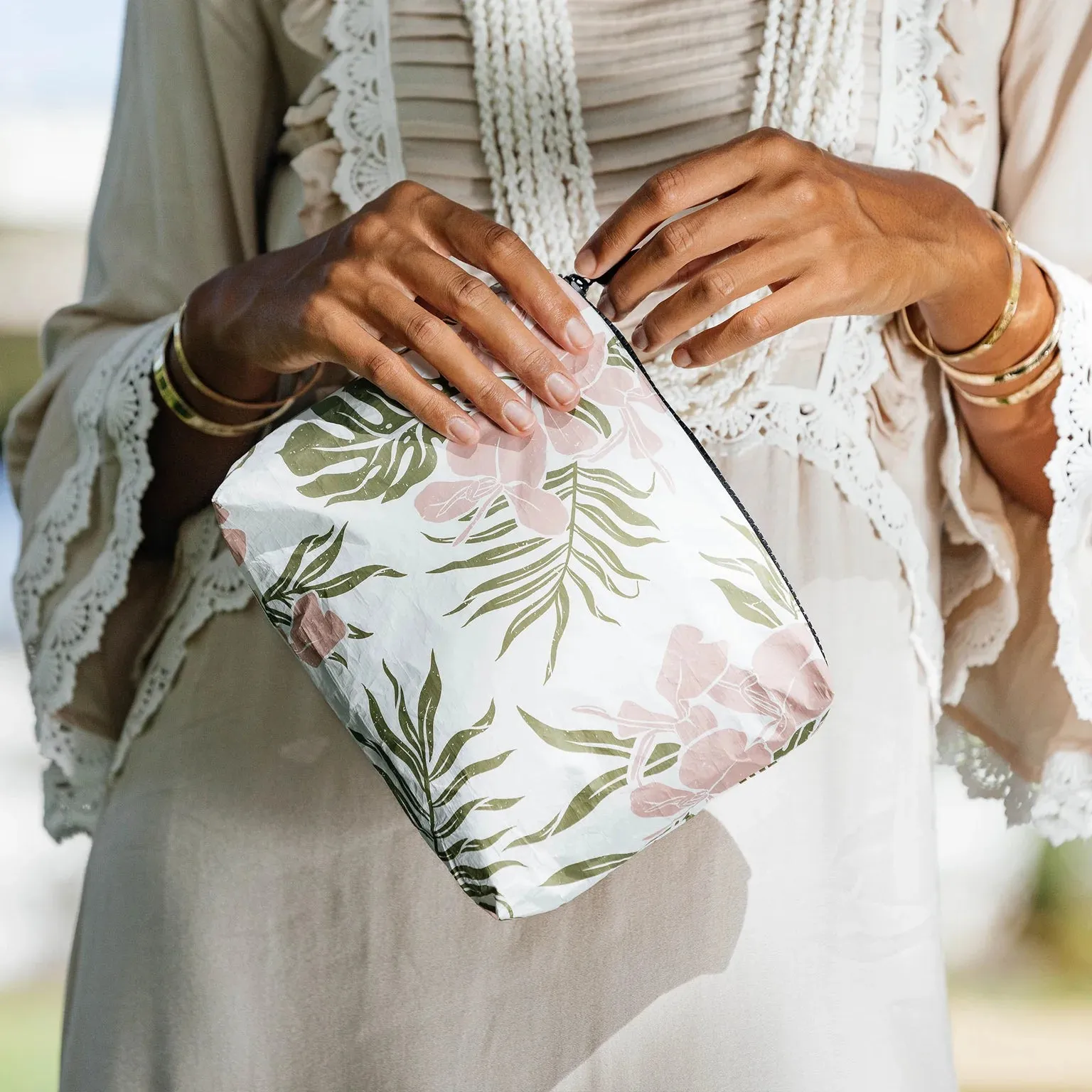 Aloha Small Pouch in Ginger Dream Makawao, Style #SMAWT176