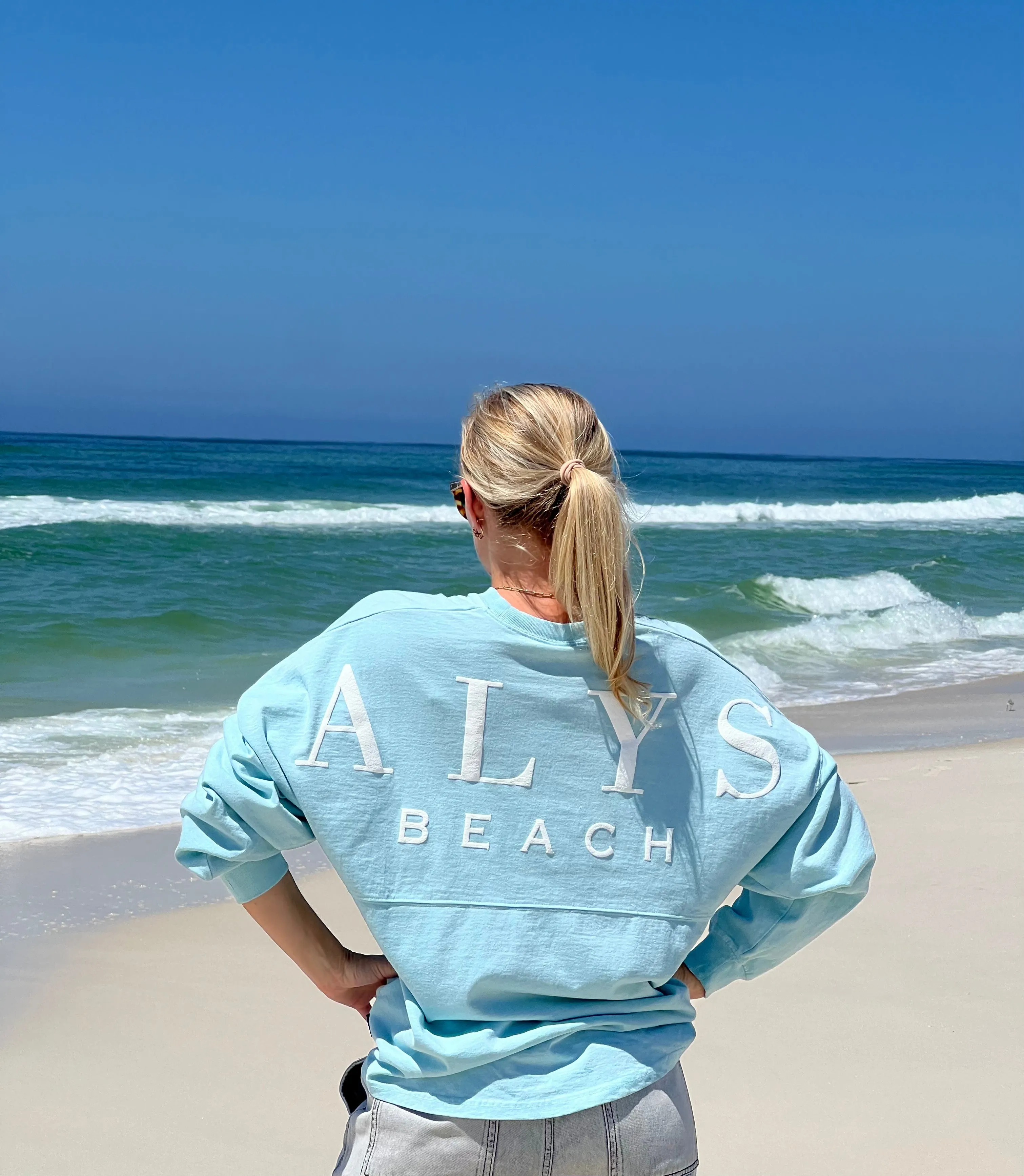 Alys Beach Spirit Jersey Oversized Tee