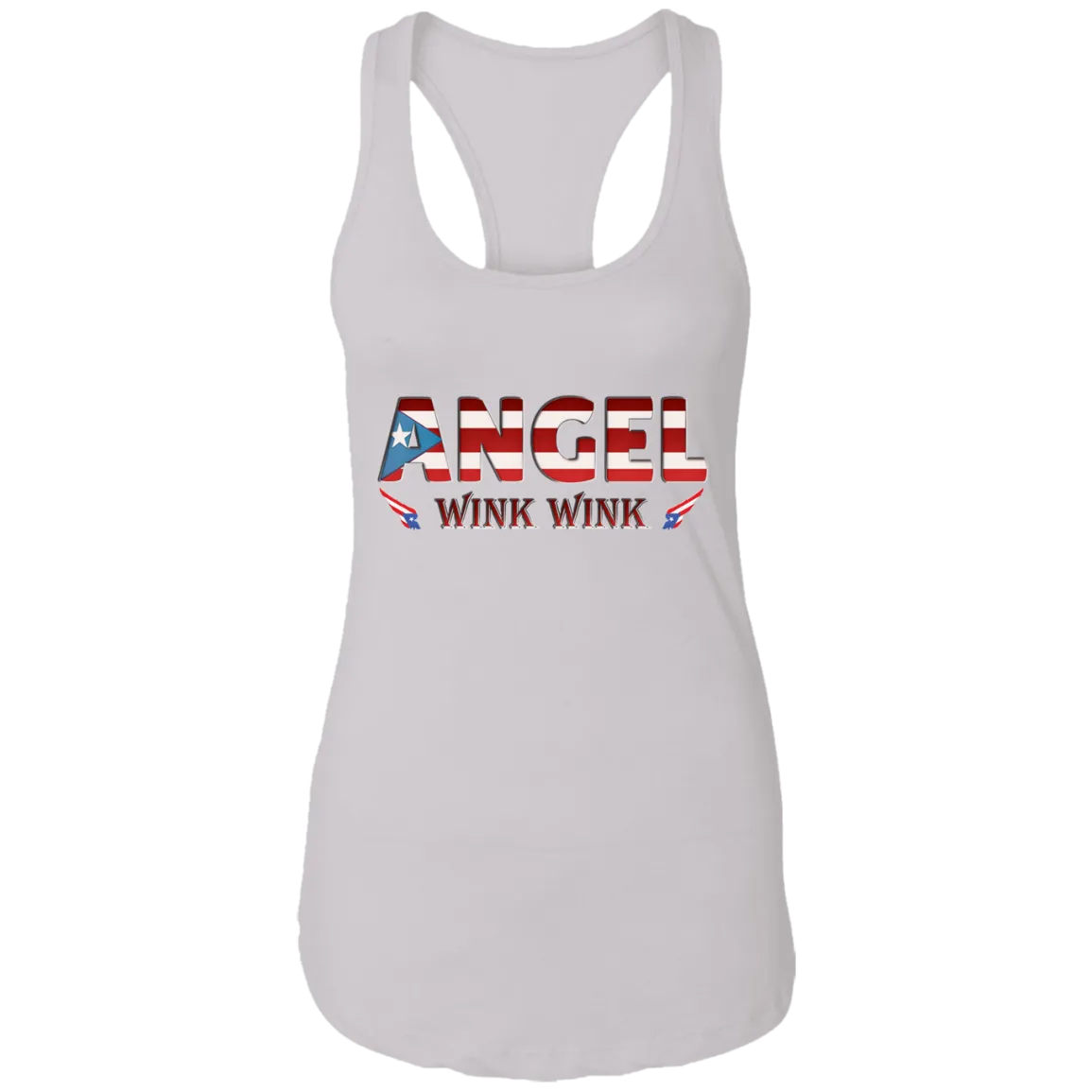 Angel Wink Ideal Racerback Tank