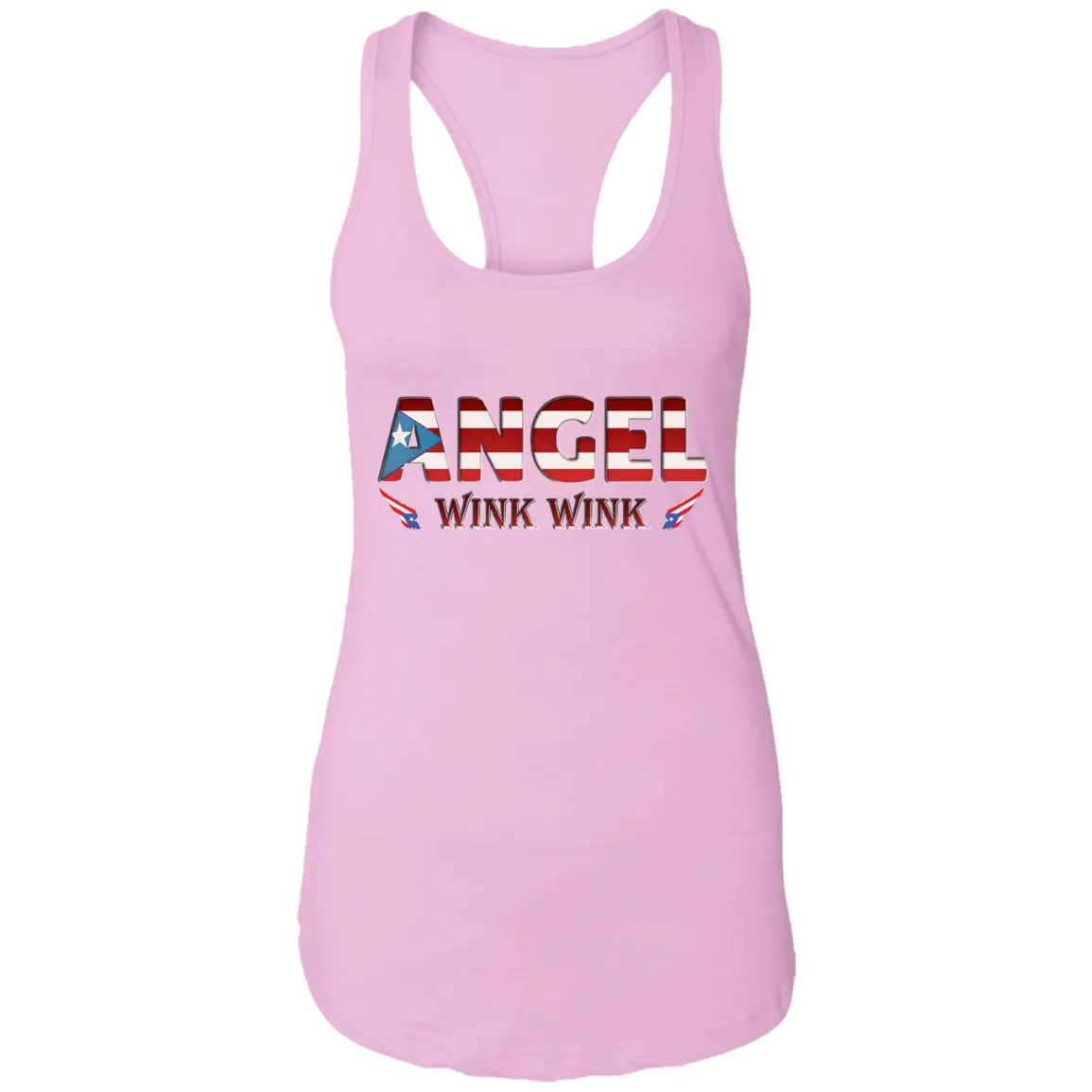 Angel Wink Ideal Racerback Tank