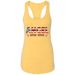 Angel Wink Ideal Racerback Tank