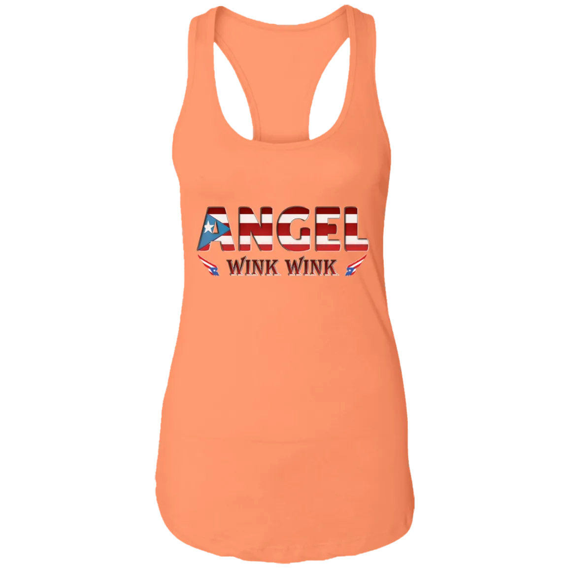 Angel Wink Ideal Racerback Tank