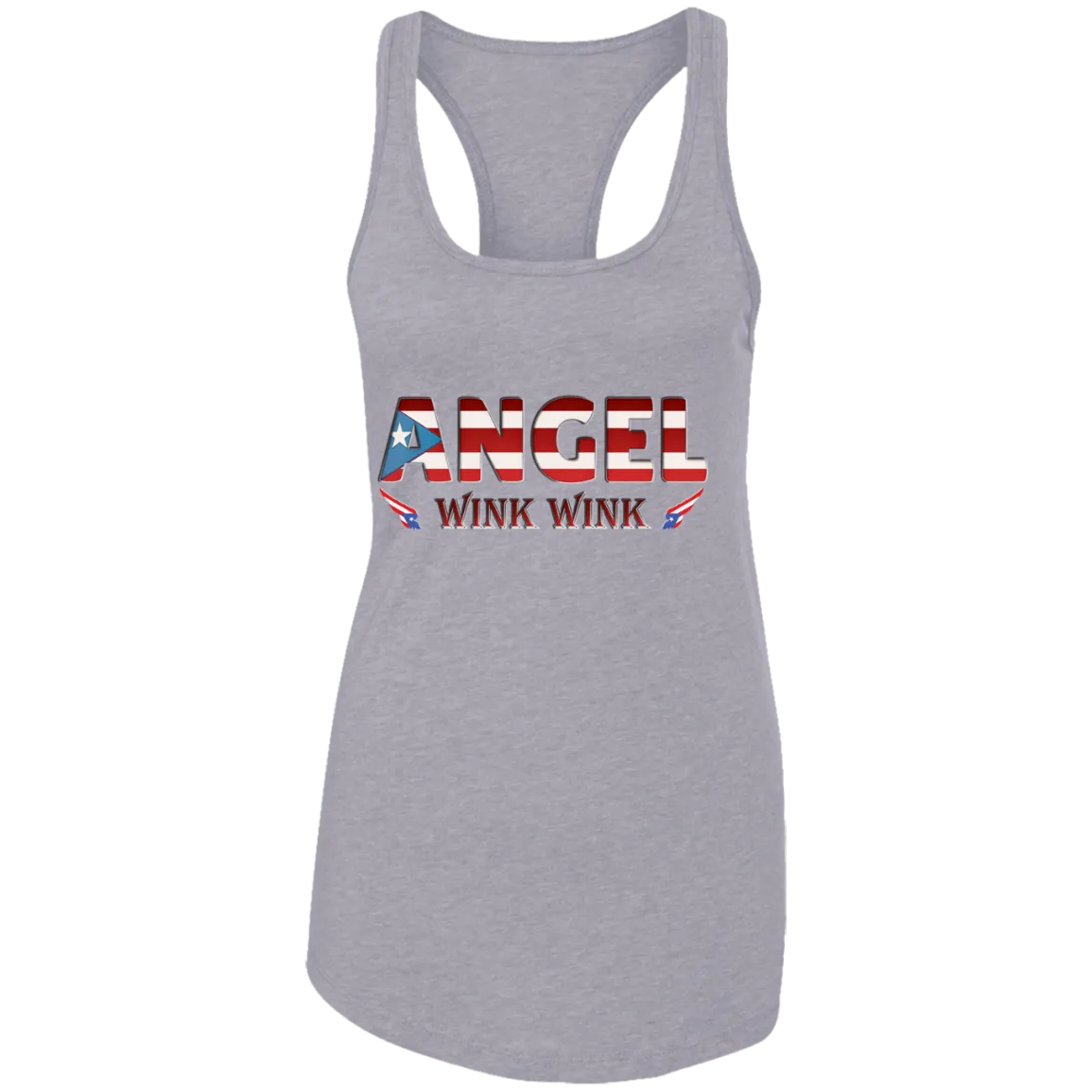 Angel Wink Ideal Racerback Tank