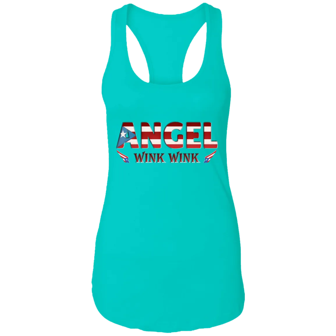 Angel Wink Ideal Racerback Tank