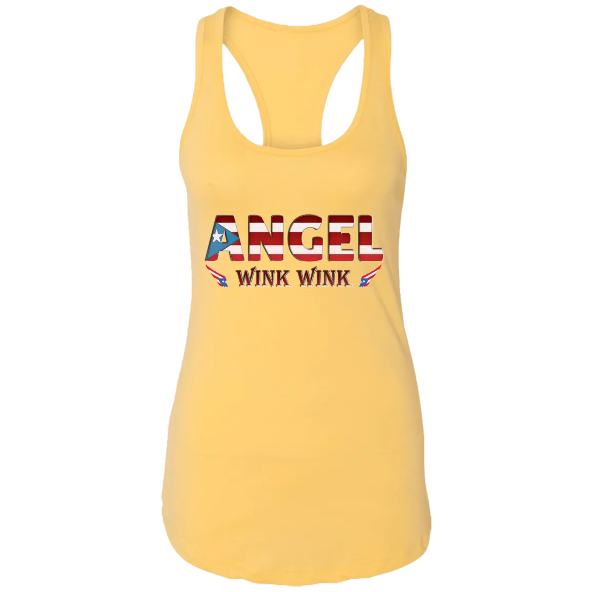 Angel Wink Ideal Racerback Tank