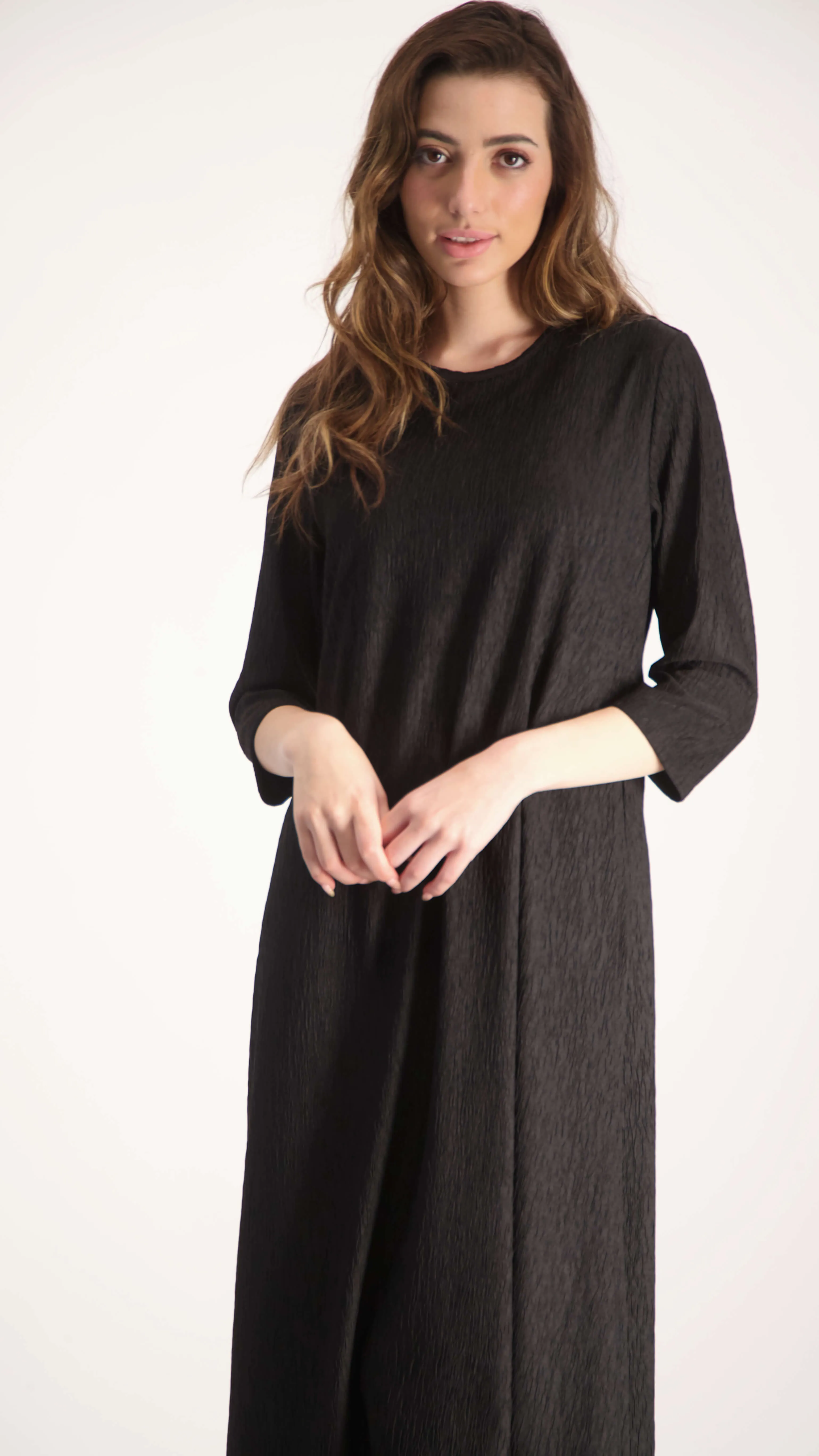 Asymmetric Dress / Black