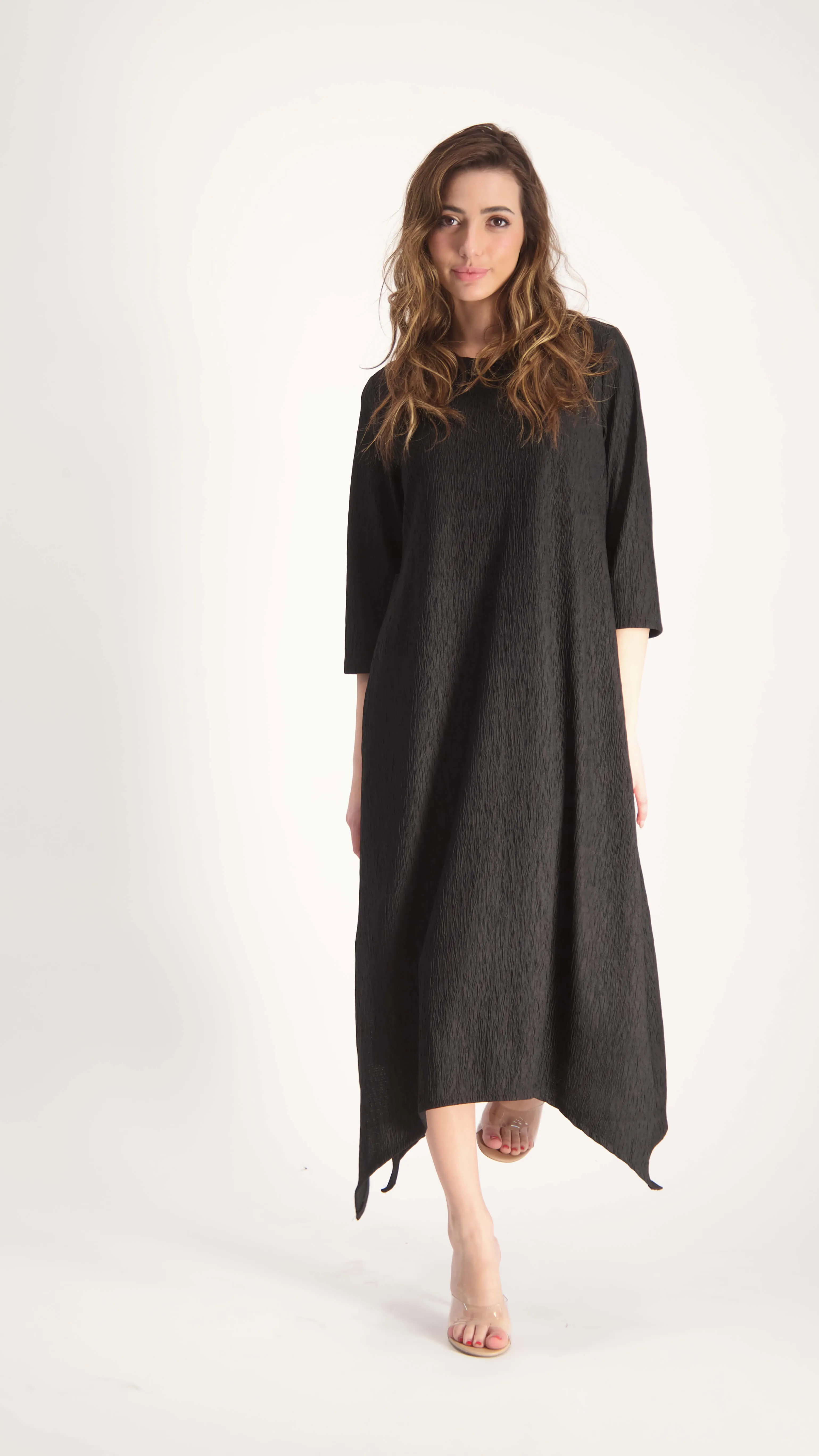 Asymmetric Dress / Black