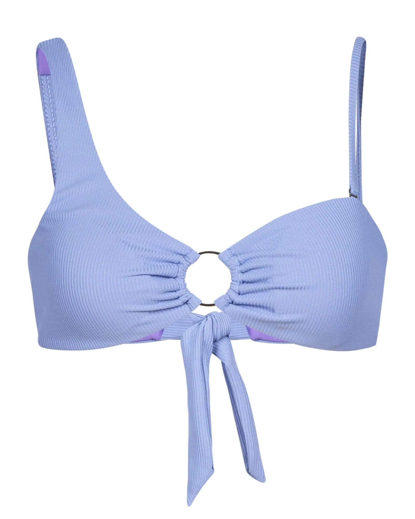 Austria top - Purple rib