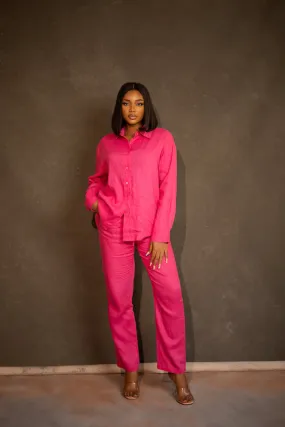 AVRIL PANT SET - PINK