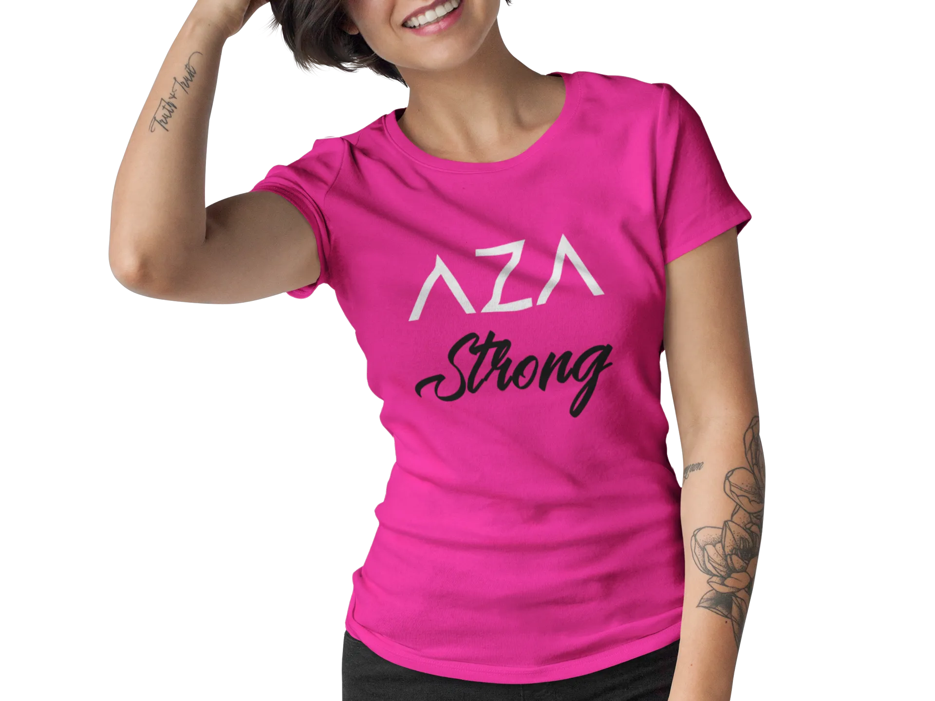 Aza Comics Aza Strong Superhero Workout Tee