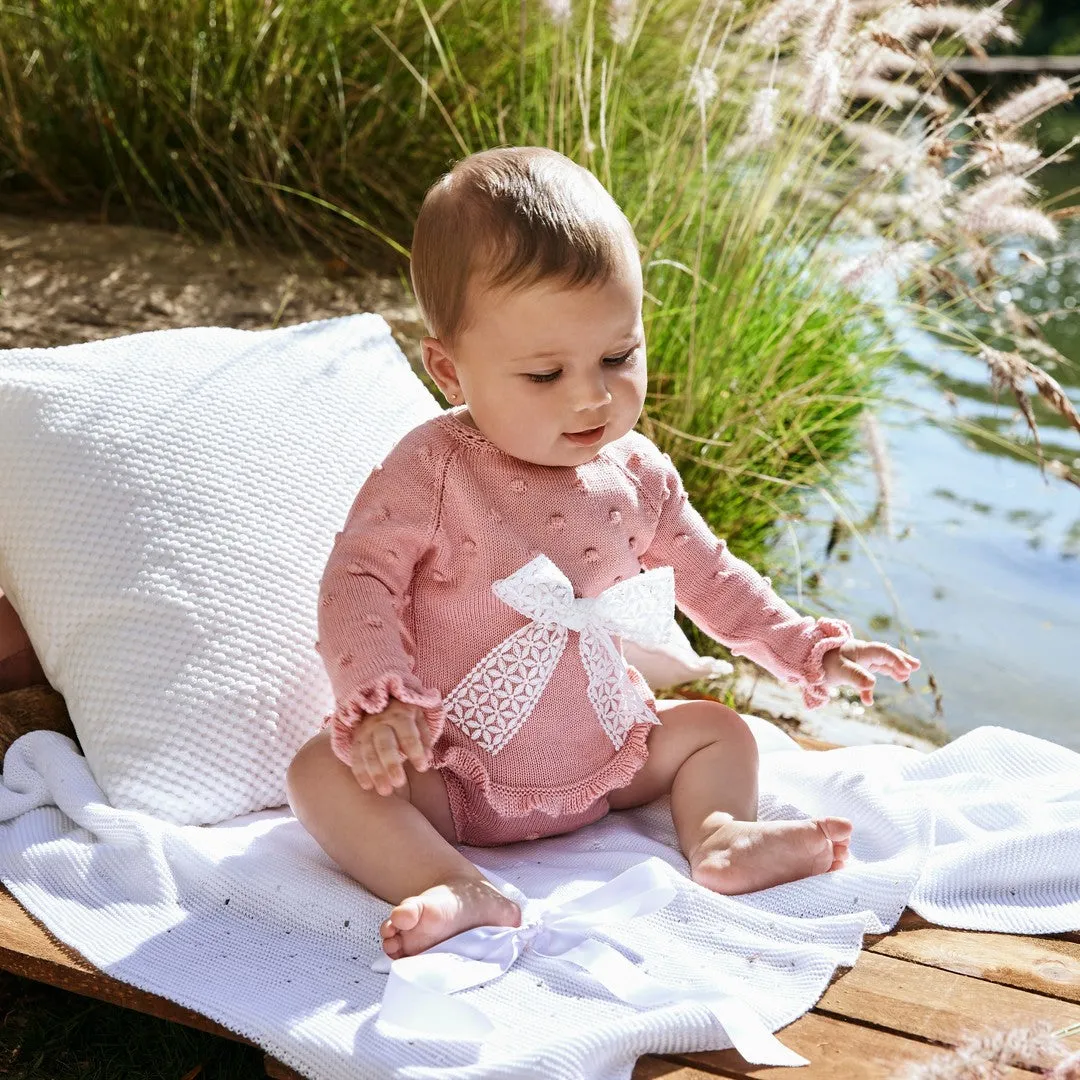 Baby Bow Detail Knitwear Set