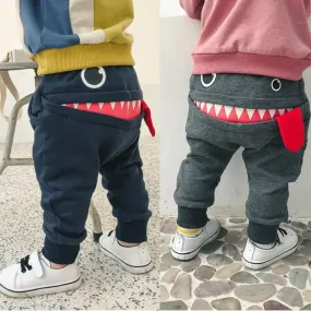 Baby Boy Funny Cartoon Big Mouth Infant Pants