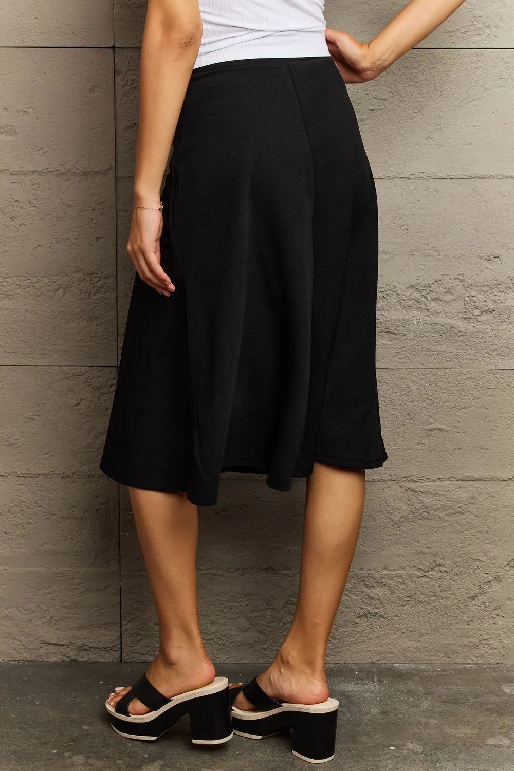 Back To Basics Knee Length Skirt