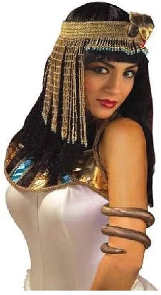 Beaded Egyptian Snake Headpiece