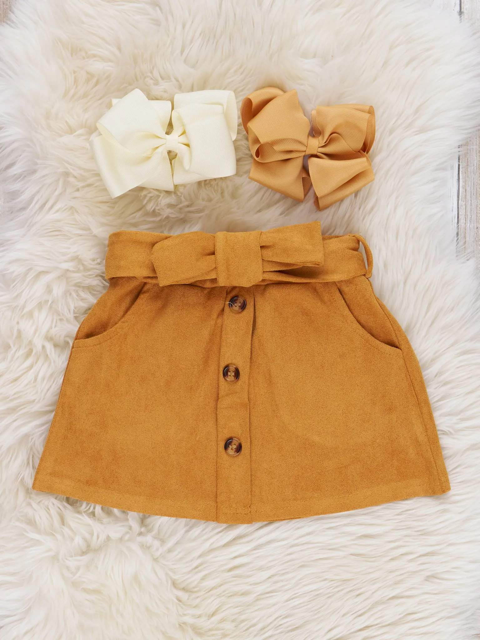 Beige Bewitching Cat Suede Outfit