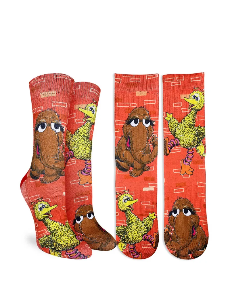 BIG BIRD & SNUFFLEUPAGUS ACTIVE SOCKS