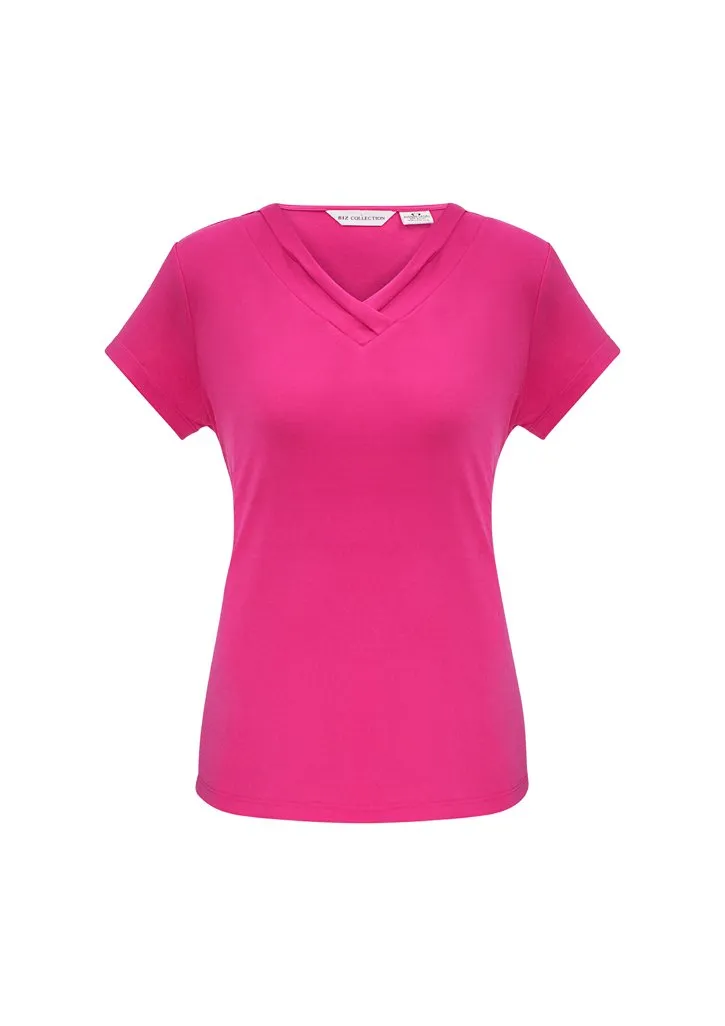 BizCollection K819LS Ladies Lana Short Sleeve Top