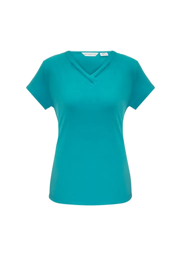 BizCollection K819LS Ladies Lana Short Sleeve Top