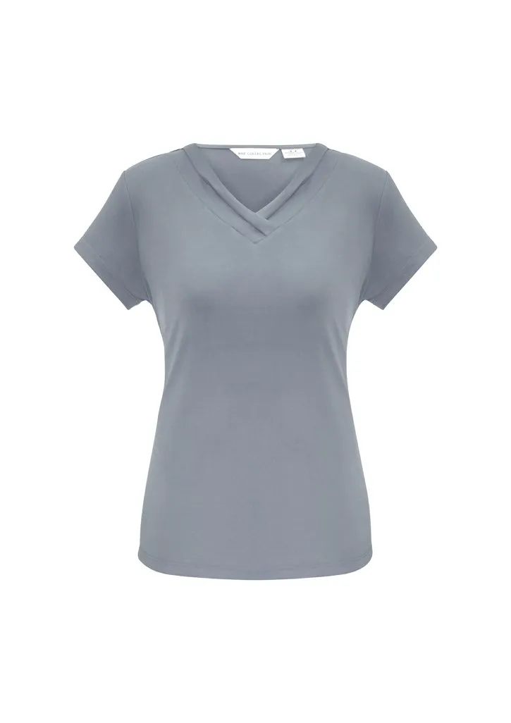 BizCollection K819LS Ladies Lana Short Sleeve Top