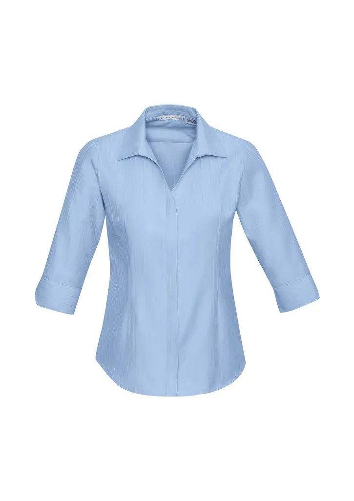 BizCollection S312LT Ladies Preston 3/4 Sleeve Shirt