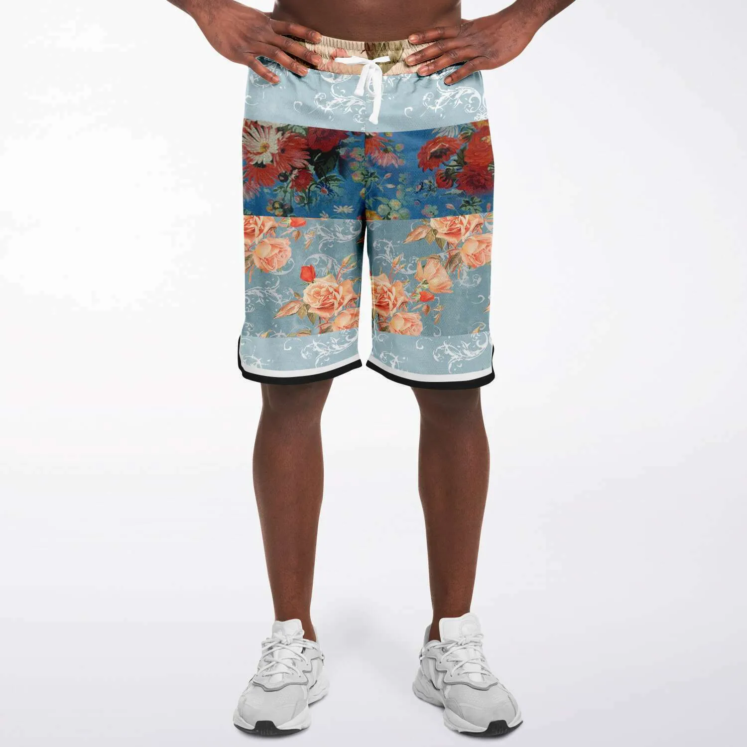 Blue Cabbage Unisex Basketball Shorts