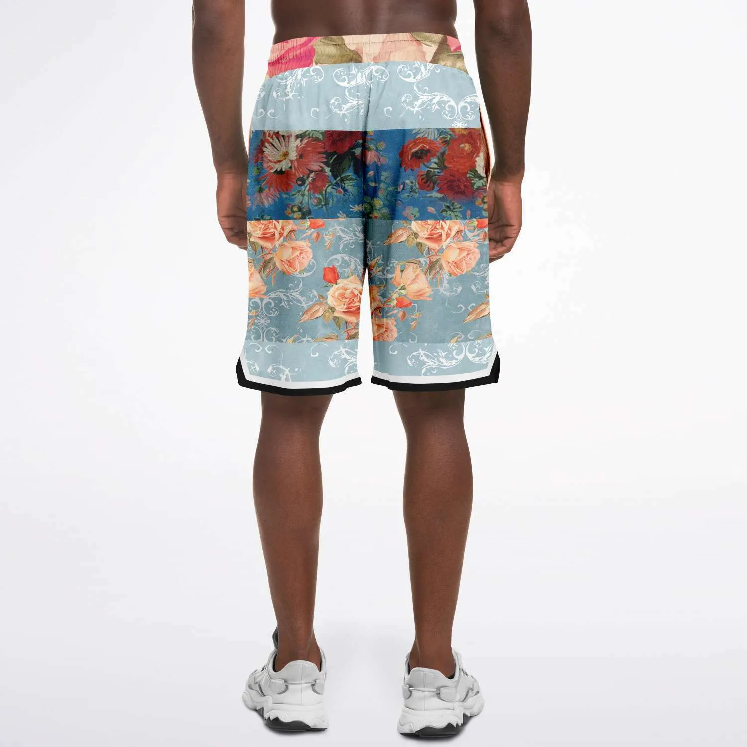 Blue Cabbage Unisex Basketball Shorts