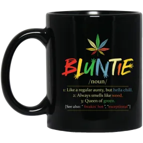 Bluntie 11 oz. Black Mug