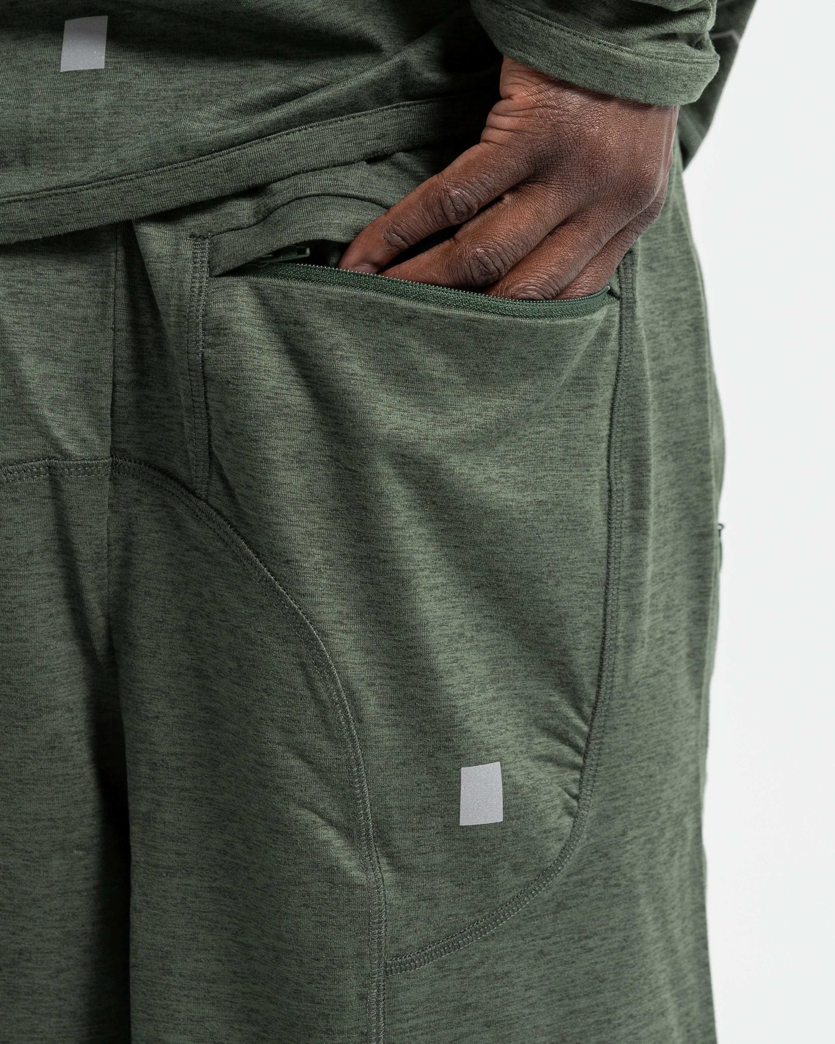 Body Map Short in Forest Green