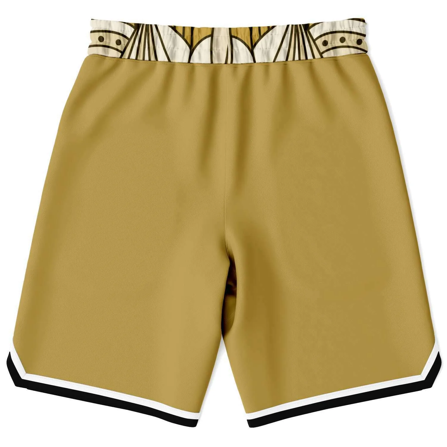 Brown Amarillo Unisex Basketball Shorts