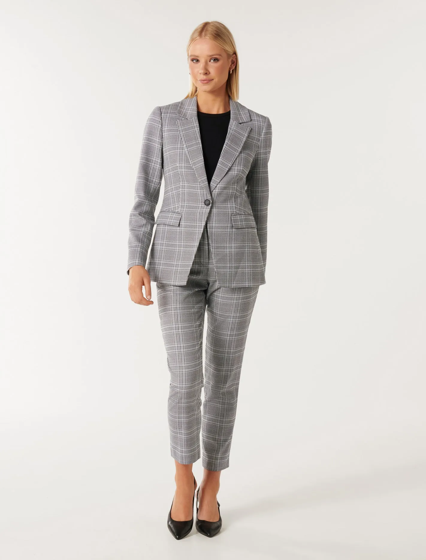 Cammie Check Blazer