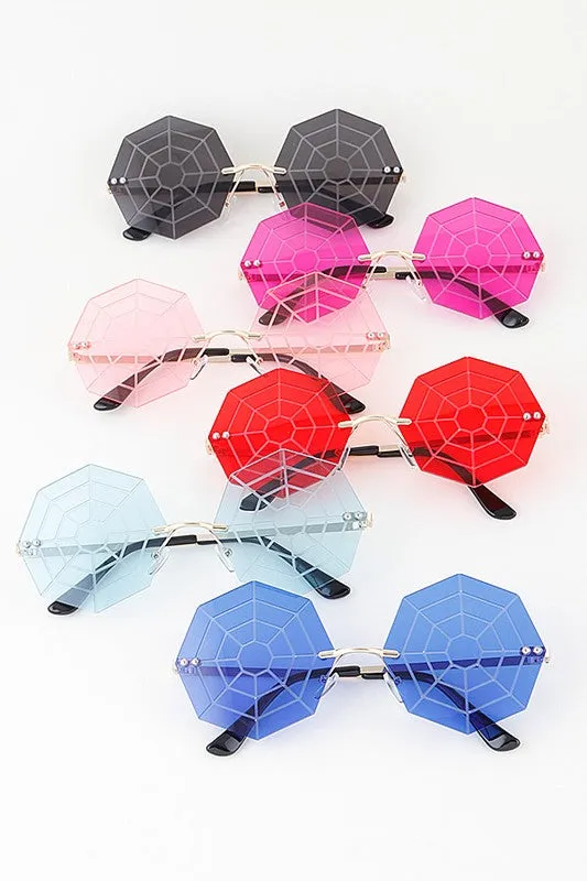 Charlotte Spider Web Sunglasses