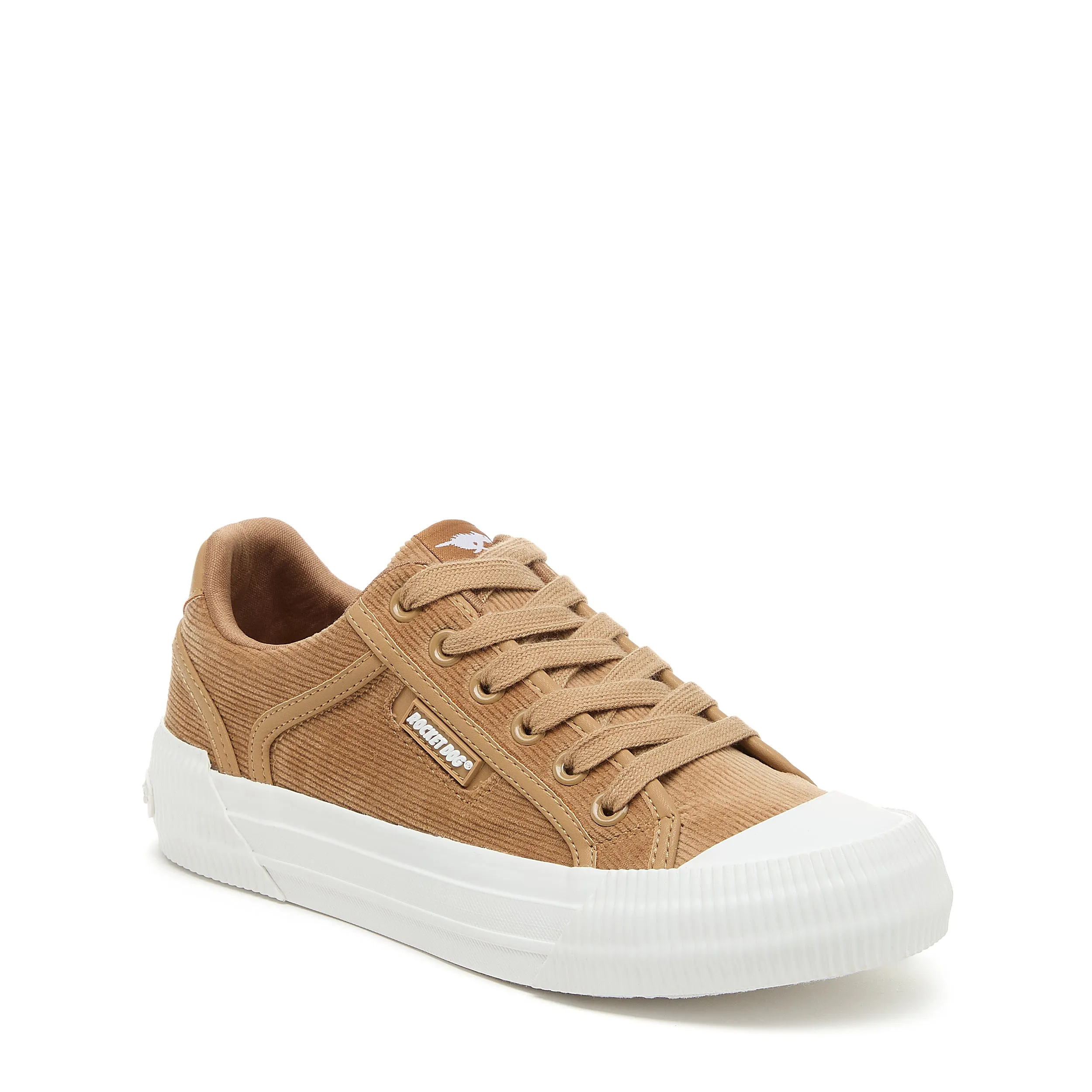 Cheery Tan Corduroy Trainers