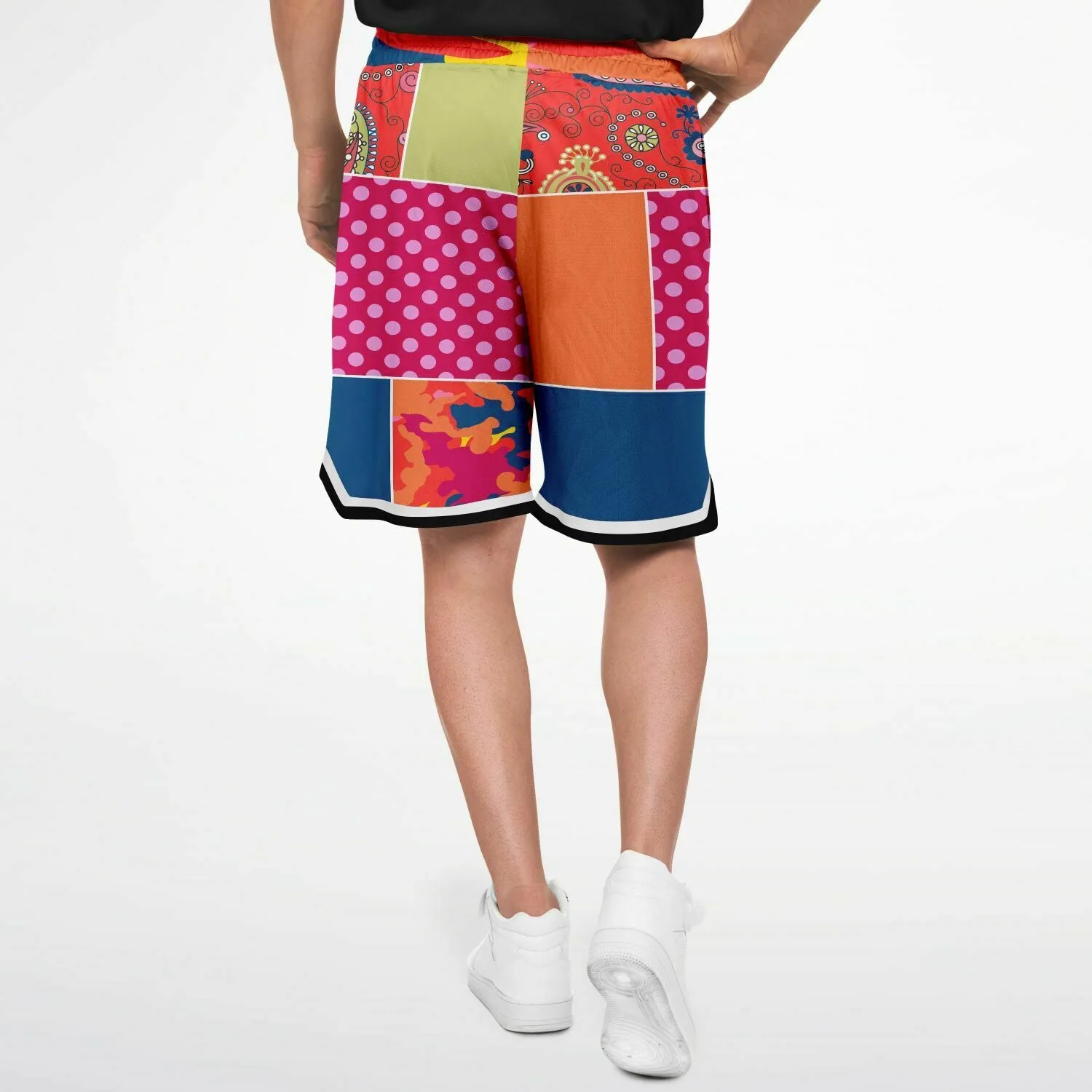 Chili Pepper Camo Fatigue Basketball Shorts